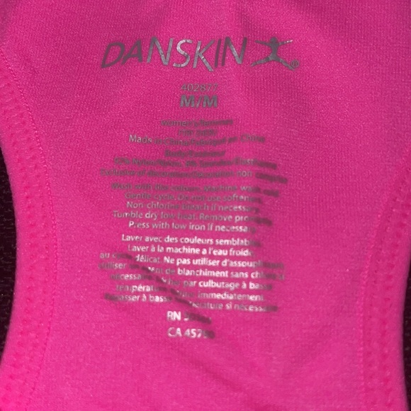 Danskin. Sports bra pink medium NWOT - Picture 4 of 4